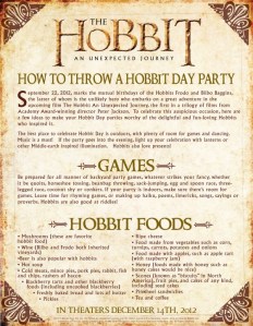 hobbit day party